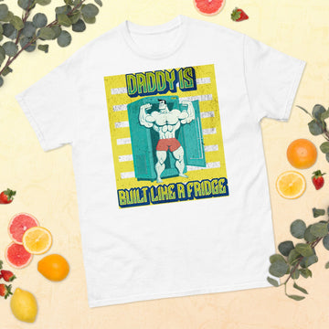 Built Like a Fridge Shirt for Fathers day shirt for Dads gym shirt for weight lifting dads Christmas gift for Big dads XL,2XL,3XL,4XL,5XL