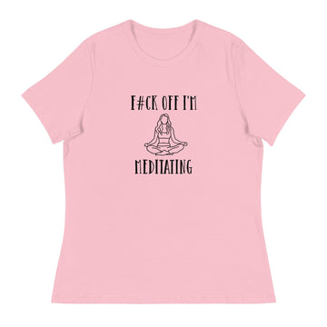 Funny Meditation T-Shirt for ladies Yoga shirt for her gift for mothers day retirement gift for girlfriends and wife shirt for meditating