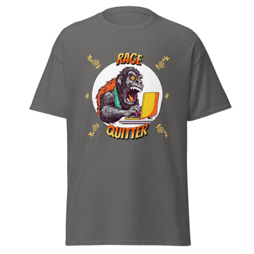 Rage Quitter T-Shirt for Gamer gift Shirt for Men's Funny Gamer Shirt of funny gorilla T-shirt for boyfriend Funny Gifts for Him