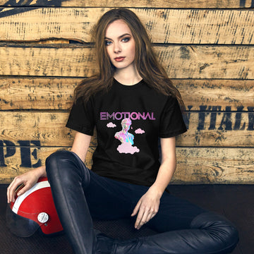 Emotional t-shirt Y2K style unisex shirt for gift for birthday tee Kinda Emotional shirt for therapist tee for psychology student shirt