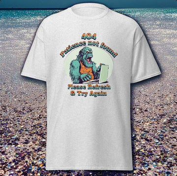 404 Patience Not Found T-Shirt No Patience Shirt for Gamers Video Game Shirt Funny Gift for gamers t shirt for PC Gamers rage quit shirt