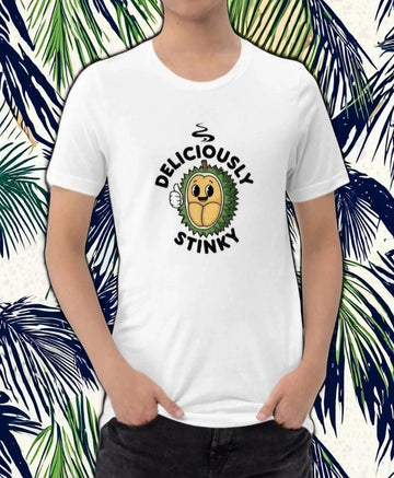 Durian t-shirt for foodies Lovers of stinky food shirt of kawaii Durian mascot king of fruit thorny sweet Fruit delicious food top XS - 4XL