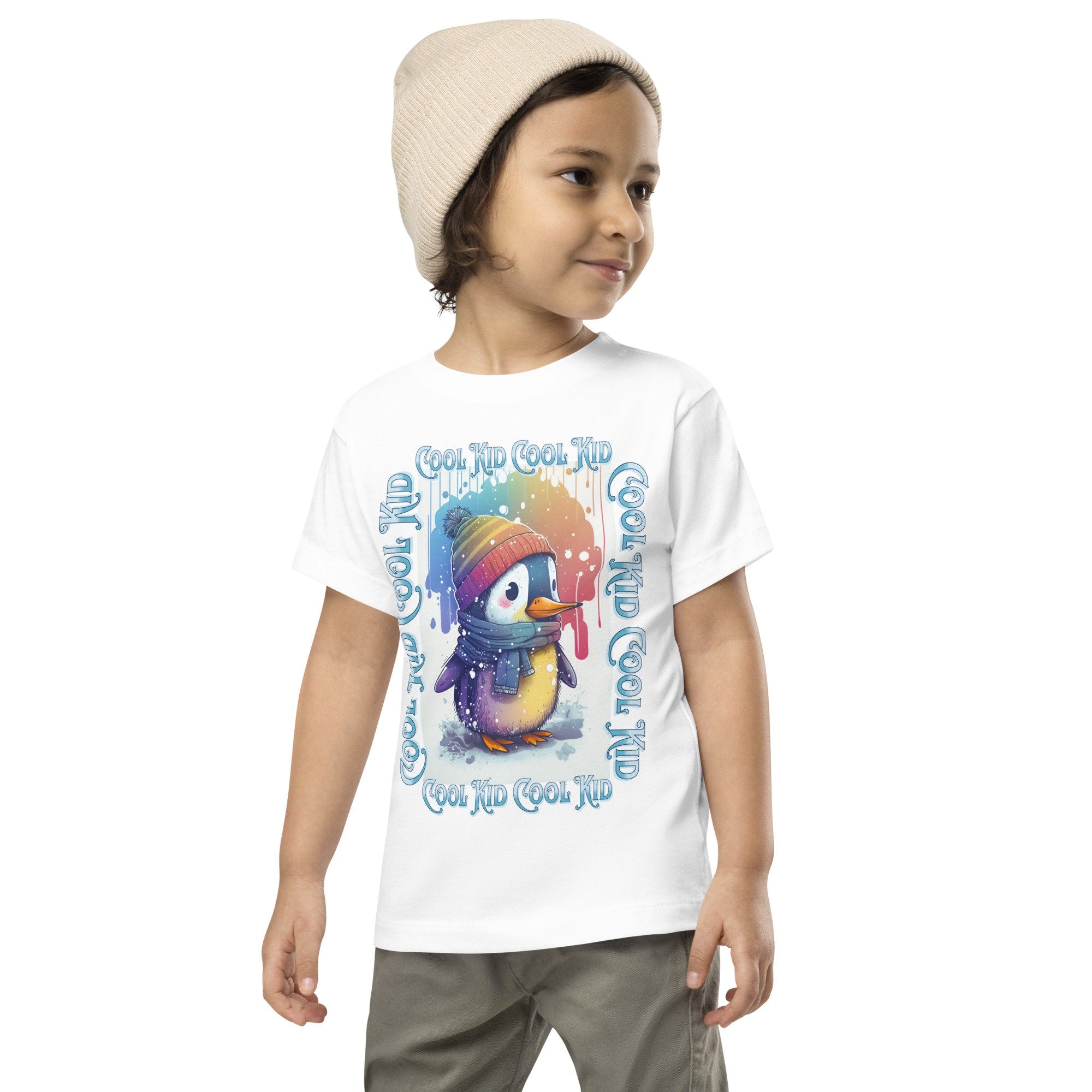 Toddler Cute Penguin T-Shirt, kids birthday gift
