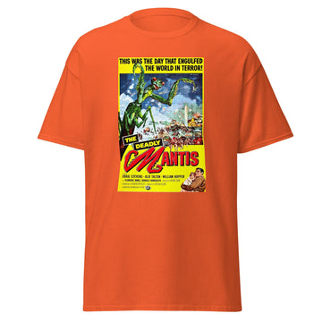 Deadly Mantis vintage movie poster T-Shirt, Halloween Gift, halloween shirt, vintage halloween, fall tshirt, funny halloween, Trick or Treat