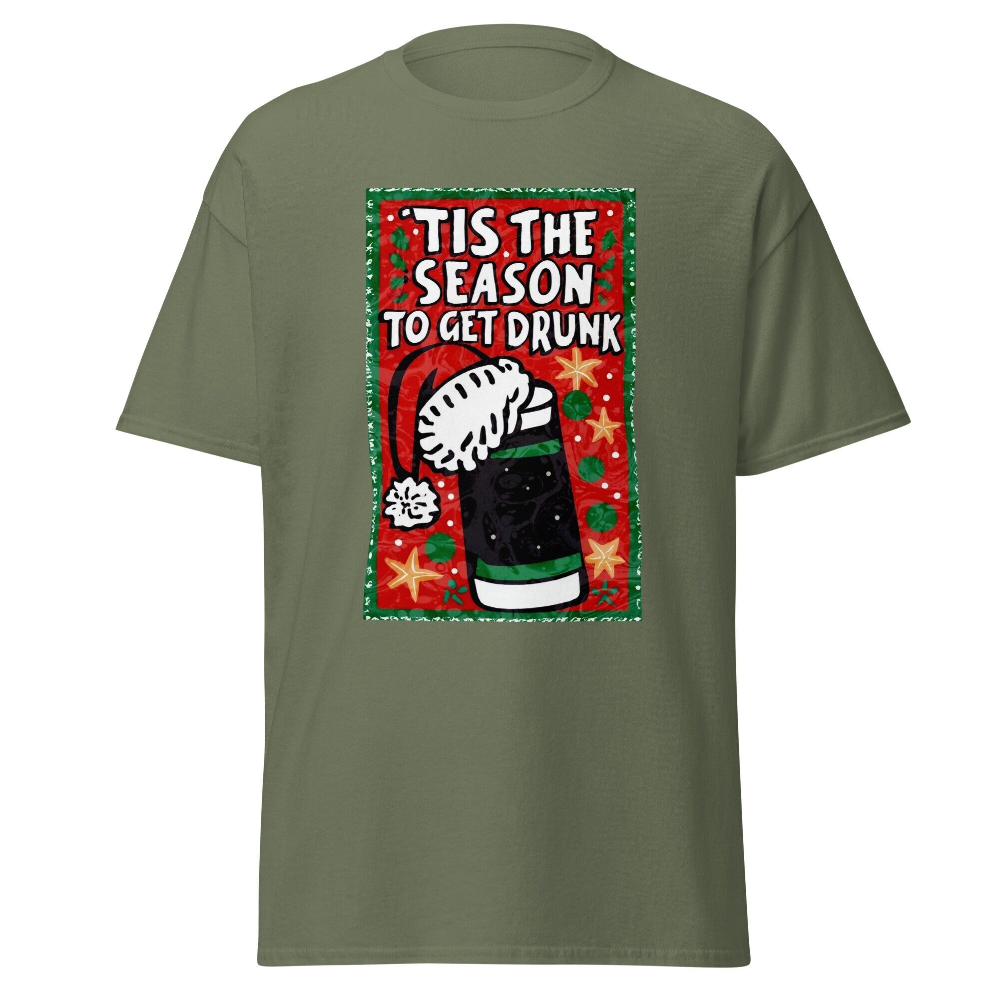 Christmas Beer Shirt Most Wonderful Time for a Beer Funny Christmas Shirt for beer lovers top Husband Christmas Gift Ugly Christmas T-shirt