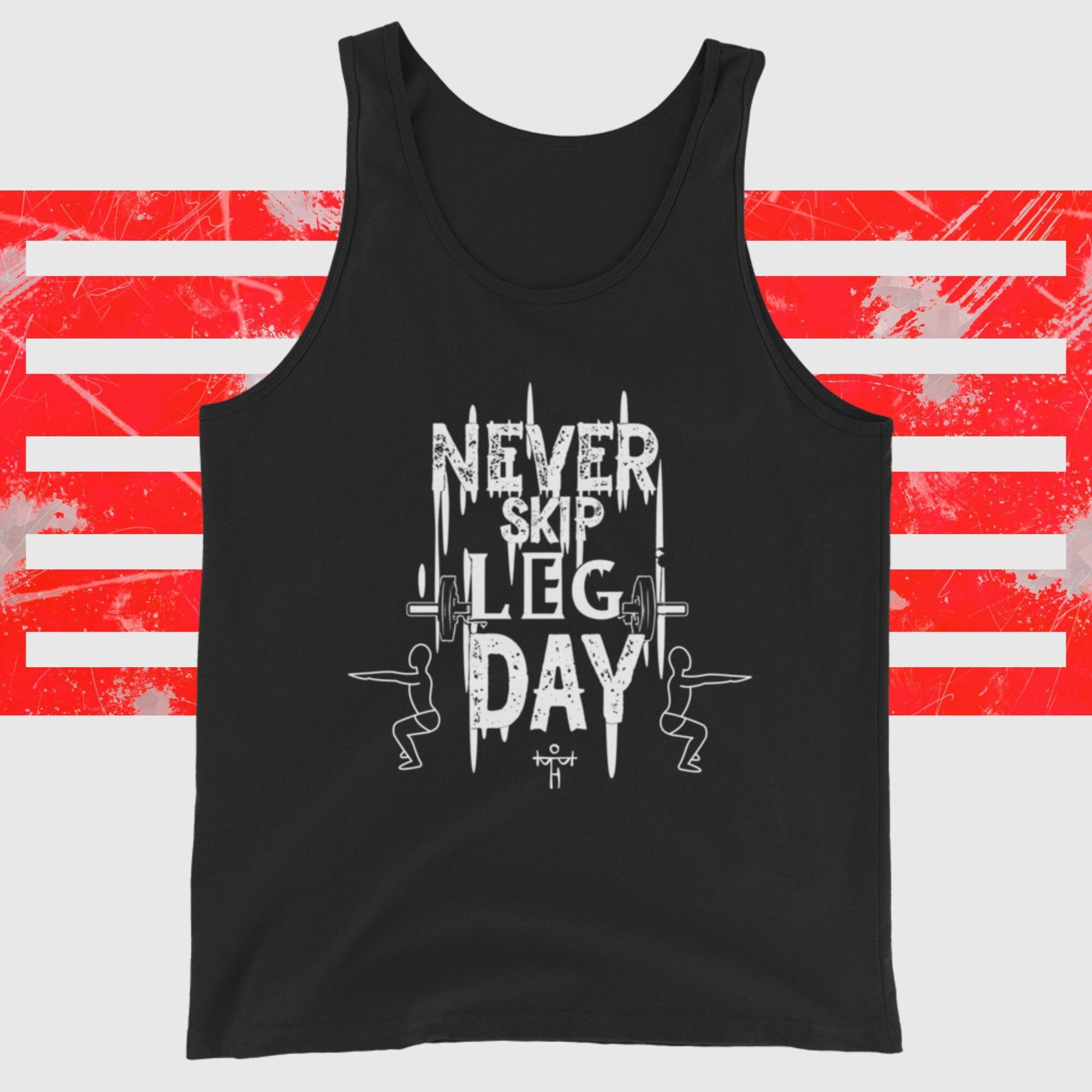 Gym Workout Top for Leg day exercise leg day tank for leg workout fitness enthusiast top for deadlifting tank for leg day session tank top