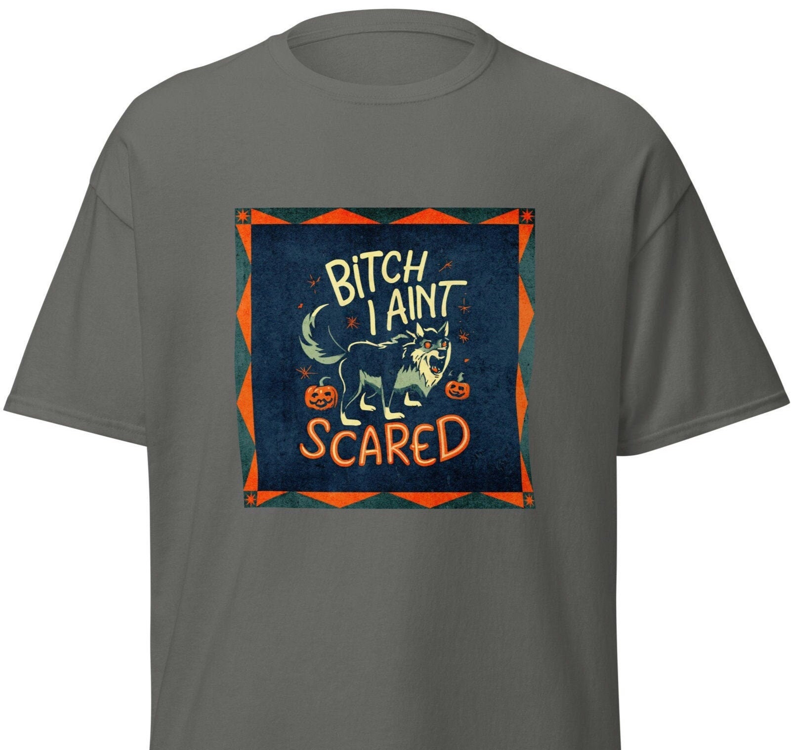 Funny rude humor shirt for Halloween party gift for halloween lovers shirt for trick or treating shirt with werewolf shirt with sarcasim T