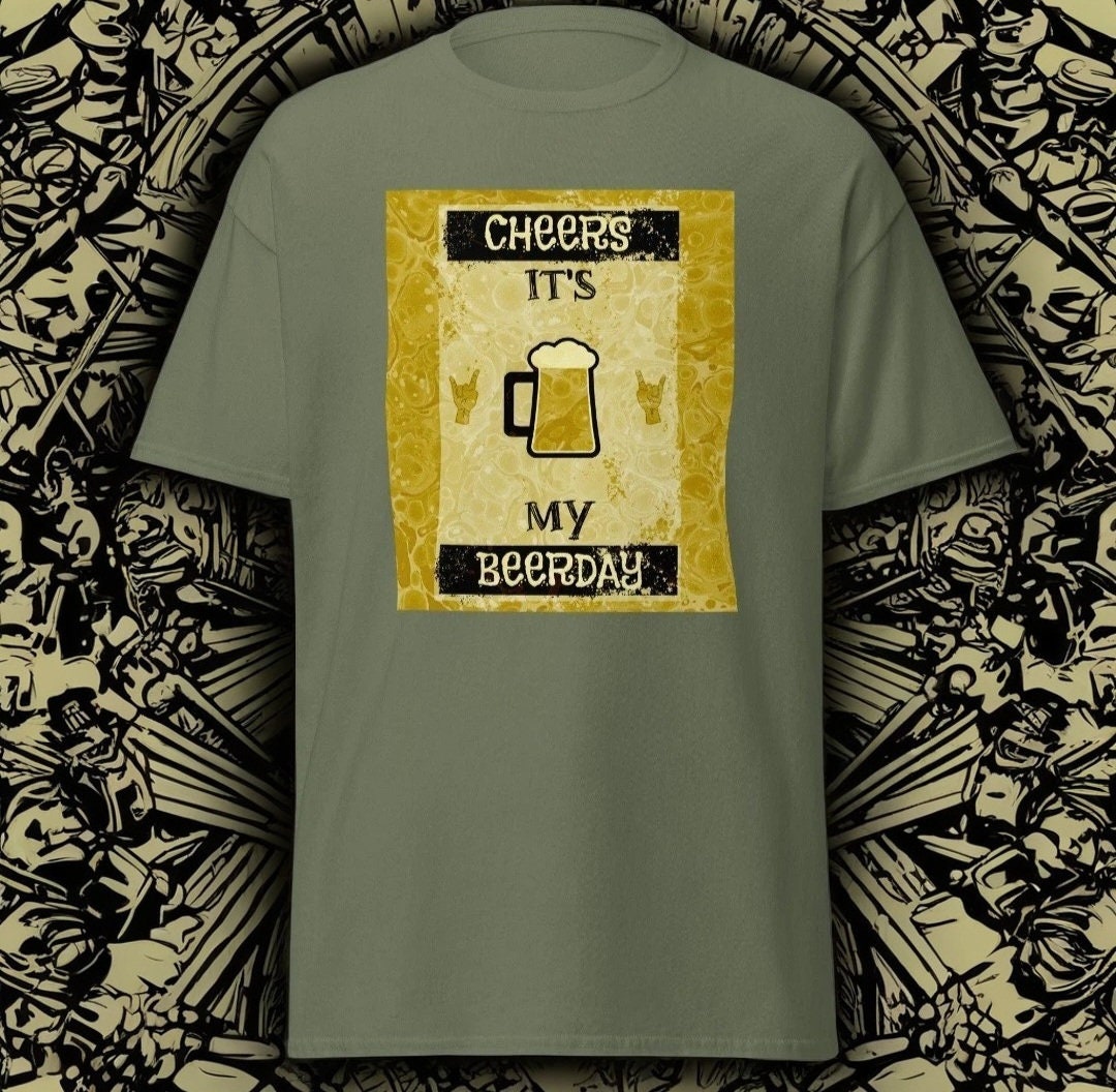 Beer Day Shirt for Happy Beer Day T-Shirt for October Fest Beer top for barbecue shirt for Dads who like craft Beer Lover Shirt Gift for Him